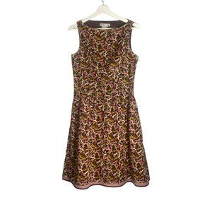Kay Unger Shoe Heels Print Dress Size 6 Fun Quirky Colourful Pumps